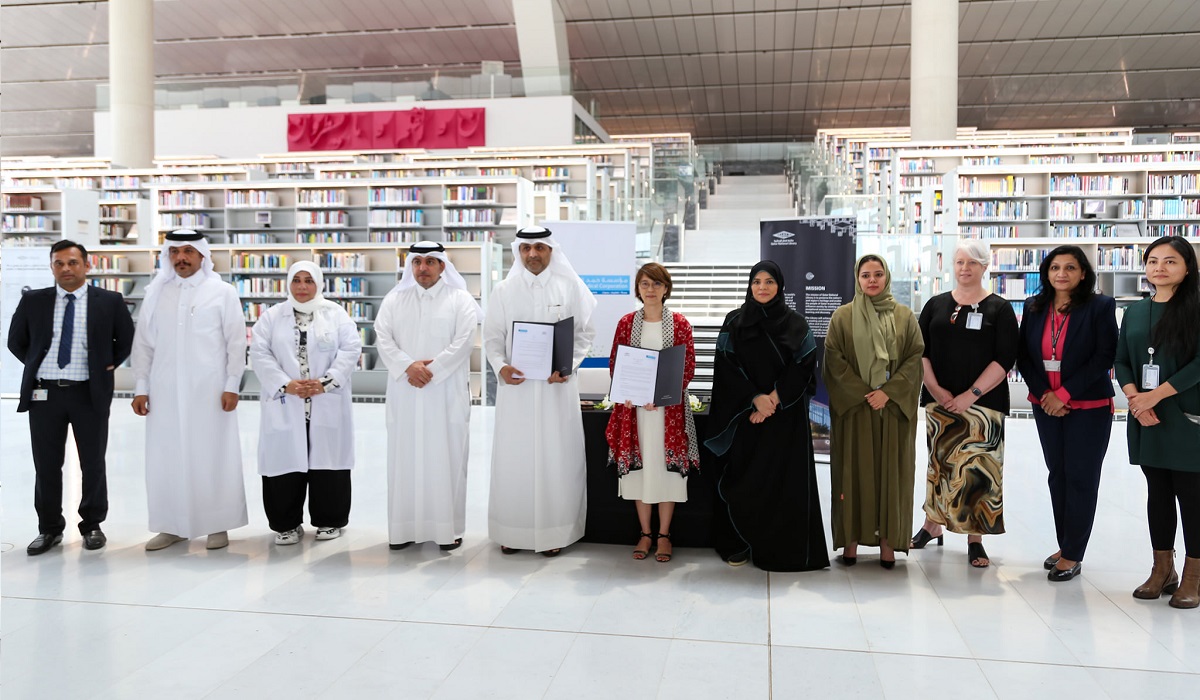 Qatar National Library Signs MoU with HMC